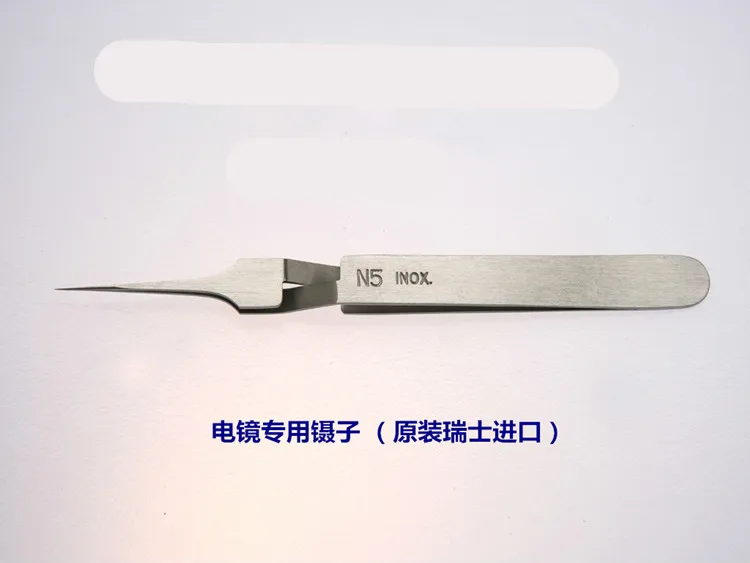 

0302-N5-PO Tweezers for Straight Head Self-locking and Elbow Self-locking Electron Microscope