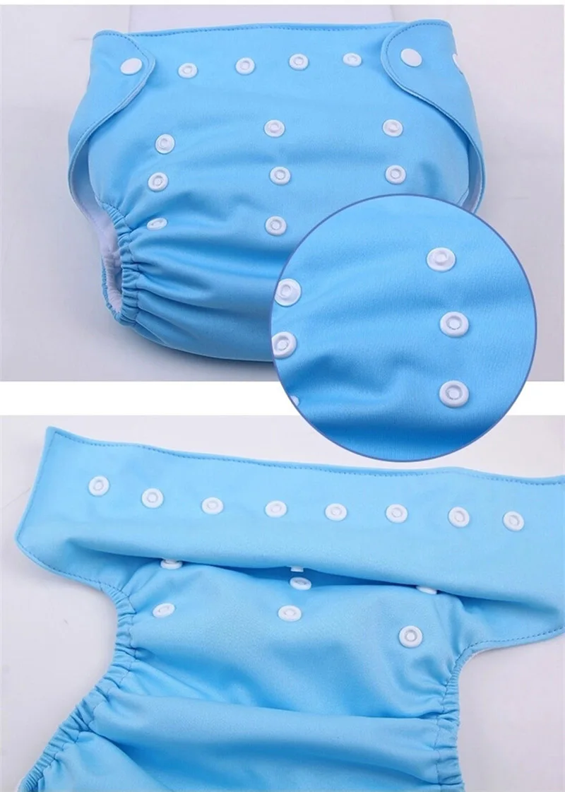 Waterproof Fabric PUL Pocket Cloth Diaper Without Insert Eco-friendly Baby Nappies