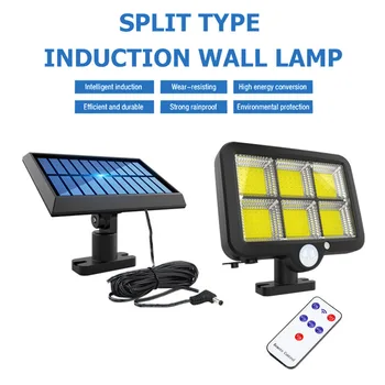 

128 COB Solar Light Outdoor Motion Sensor Wall Light Waterproof Garden Lamp Spotlights Emergency Pathway Street Security Lamp