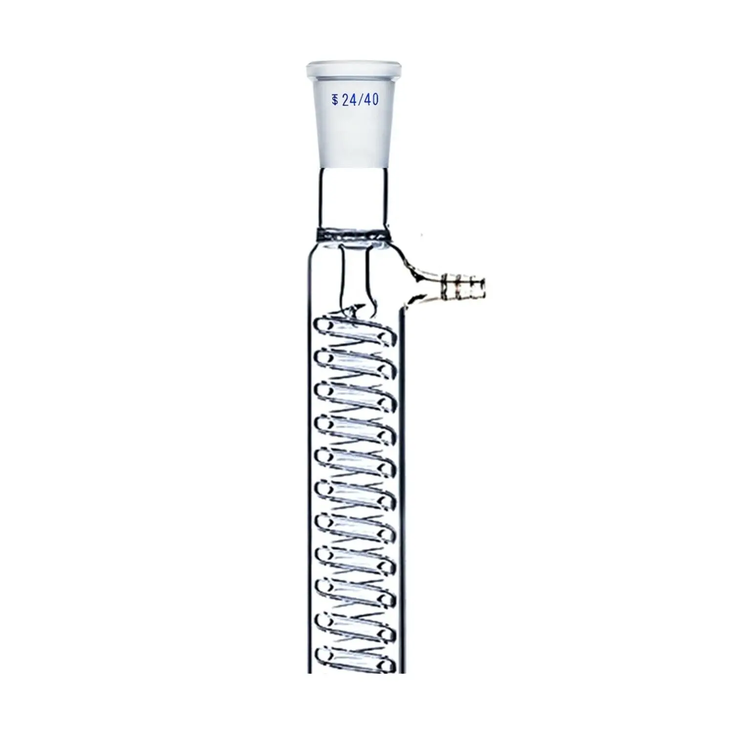 300mm,24/40,Glass Graham Condenser,Coil Heat Exchanger,Lab Glassware