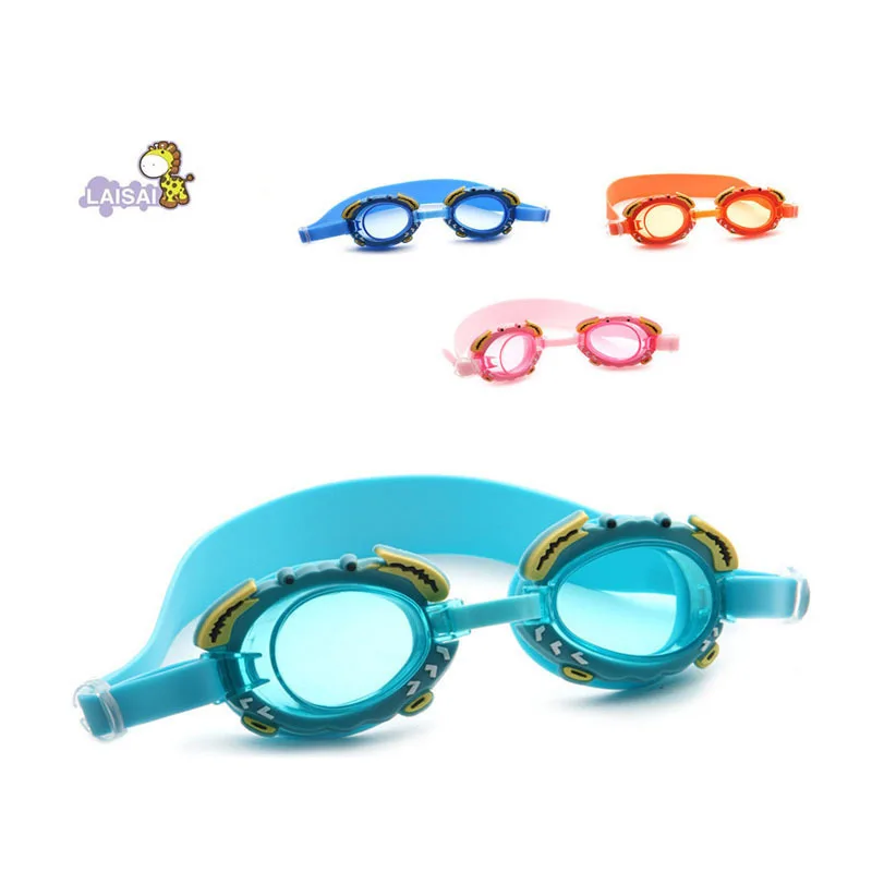 Лидер продаж, очки краб, детские очки для плавания Очки для плавания с героями мультфильмов, детские плавательные очки Ak4700 Мультяшные очки