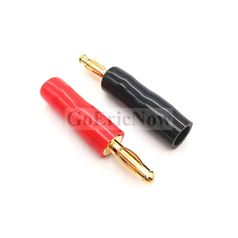 50 pcs 4mm Banana Plug Connector Red+Black 90 Degree Amplifier Speaker Terminal Binding Post Socket | Обустройство дома