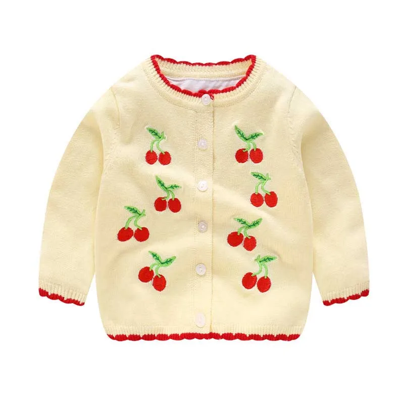 Детское модное пальто; свитер для маленьких девочек; свитера для маленьких детей; кардиган для маленьких девочек; одежда; зимние топы; одежда - Цвет: 4