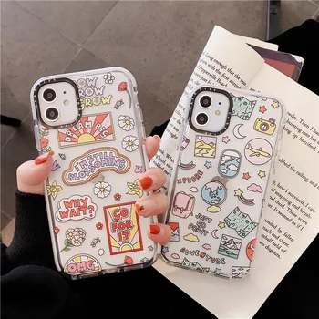 

Cartoon Plane World Tour Map Phone Case for iPhone 11 Pro Max XR XS Max X 6 s 7 8 Plus Case Cover Cute Soft Cases for iPhone