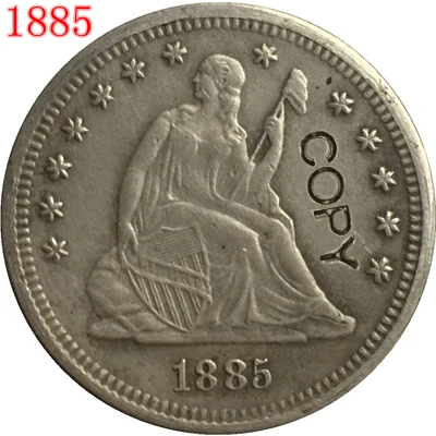 США 1885 копирование монет на четверть доллара | Дом и сад