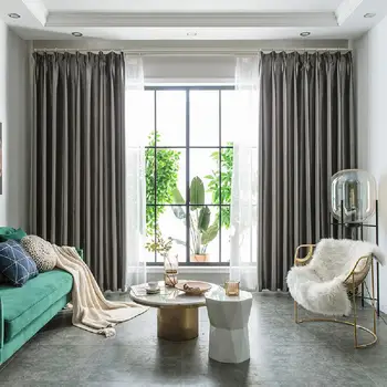 

Square Embossed Curtain Drape with Hanging Hook for Bedroom Living Room Decor