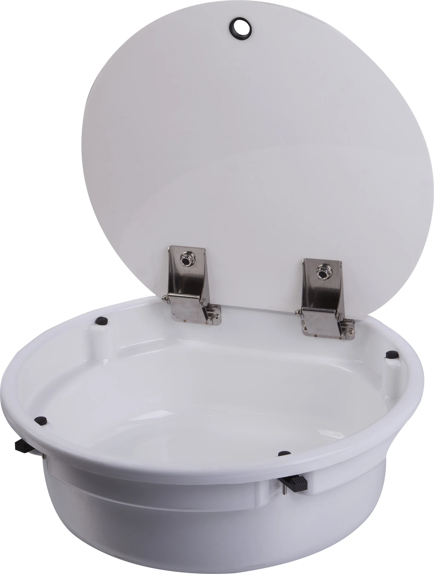 

ф430*140mm Round White Acrylic Sink With Lid GR-Y010A Boat Caravan RV Camper