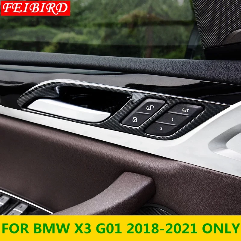 Новый матовый стиль из углеродного волокна для BMW X3 G01 2018 2019 2020 2021 ABS автомобильный