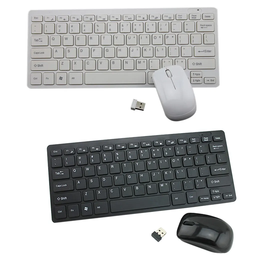 

2.4G Wireless Keyboard And Mouse Mini Keybpoard Mouse For Notebook Laptop Desktop PC TV Office Supplies
