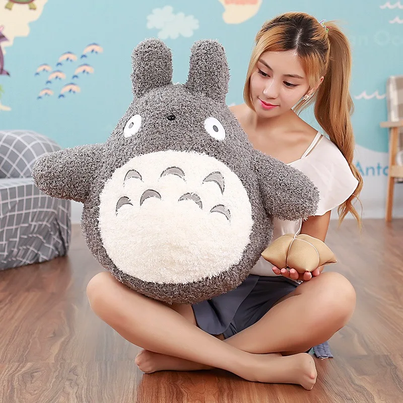30-70 см kawaii японский стиль Studio Ghibli Аниме Кот чучело животное, Длинная Подушка Мой сосед Тоторо плюшевые игрушки кукла подушка