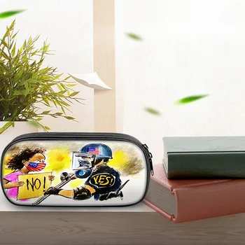 

I CAN'T BREATHE Pen Bag Creative Student Pencil Case Teenage Boy Girl Storage Bag Kids School Supplies Stationery