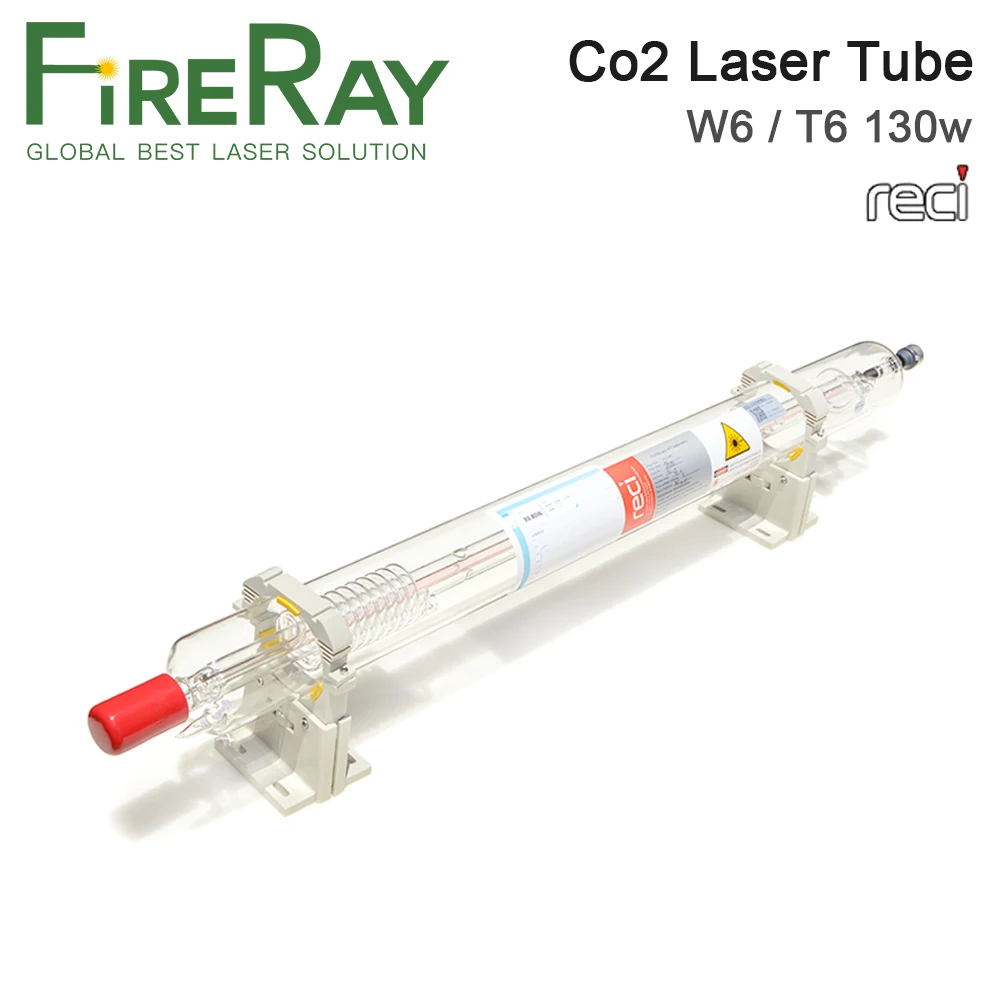 

FireRay Reci Laser Tube W6 T6 130W Length 1650 Dia. 80 65mm Co2 Laser Tube for CO2 Laser Engraving Cutting Machine S6 Z6