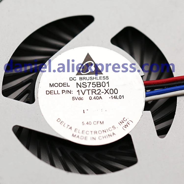 Delta NS75B01-14L01 5V 0.40A 1VTR2-X00 Тетрадь Turbo Вентилятор