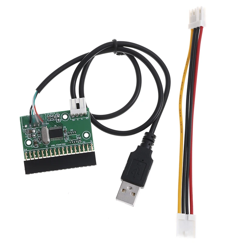 

1.44MB 3.5" floppy drive connector 34 PIN 34P to USB cable adapter PCB board Work as drive A under windows