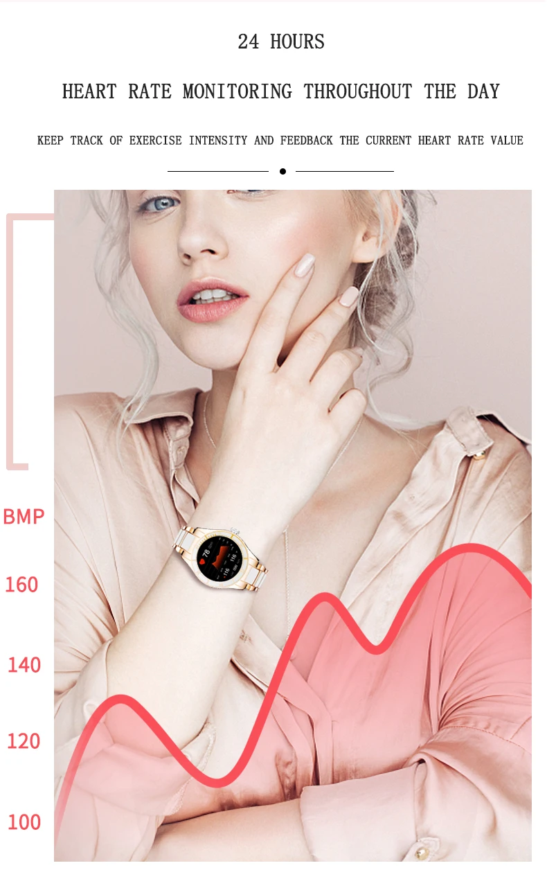 Z73 Smart Watch Women's Sports Music Player DIY Custom Smartwatch Sleep Monitor Fitness Tracker Lady Girl Bracelet Wristwatch