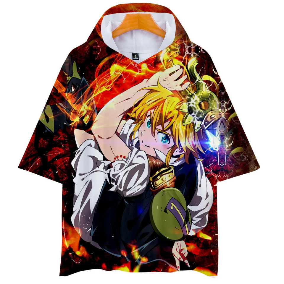 The Seven Deadly Sins 3D принт Забавный аниме футболка Nanatsu No Taizai Harajuku топы оверсайз унисекс повседневное Свободный пуловер