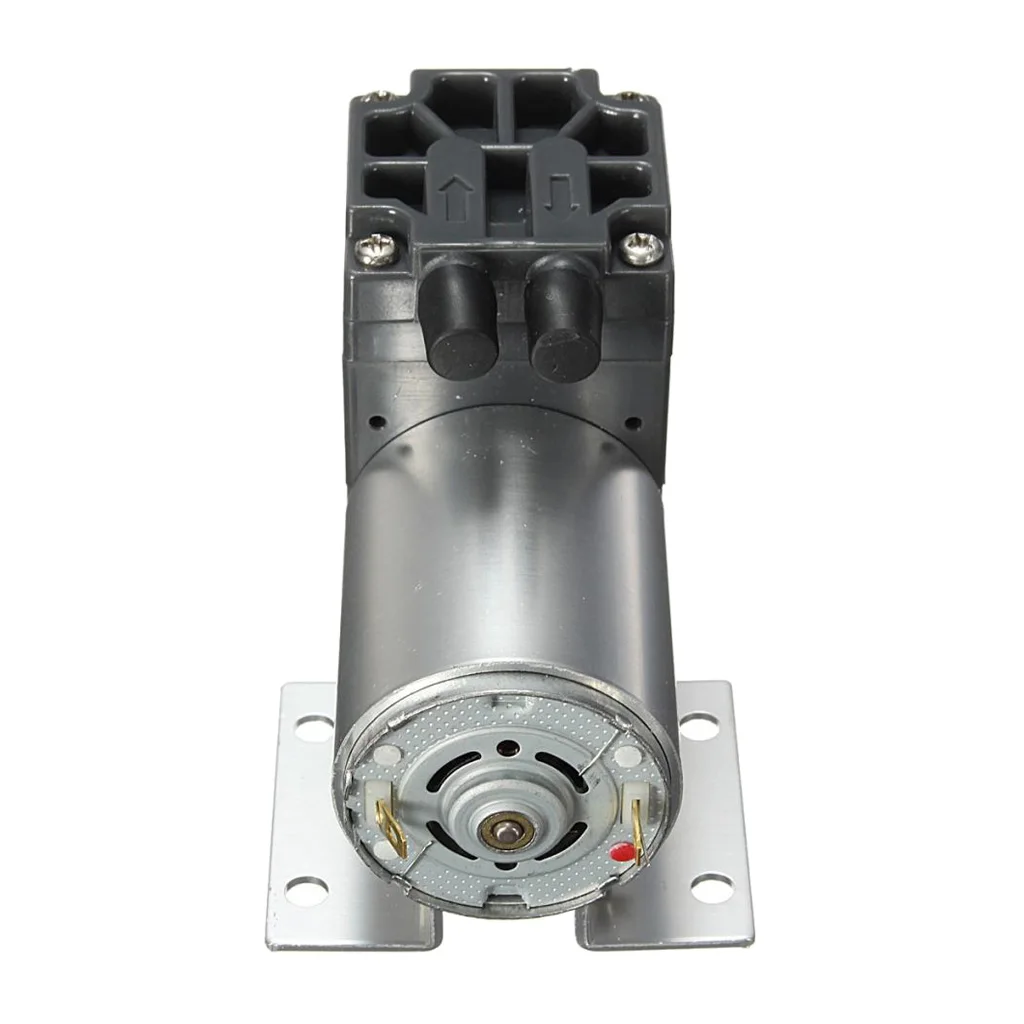 Iron DC 12V Miniature Vacuum Pump Suction Pump 5L/min 120kpa With Holder Accs Iron DC 12V Miniature Vacuum Pump Suction Pump 5L/min 120kpa With Holder Accs