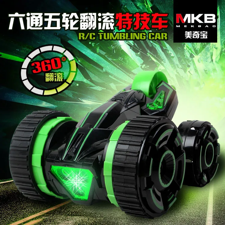 

Six-way Joint Five Wheels Transformation Flipping Stunt Car Wireless Remote-control Automobile Model Children Boy Gift Toy