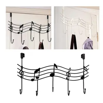 

Creative Iron Musical Note Gate Hook Strong Wall Hanger Hook Free Nail