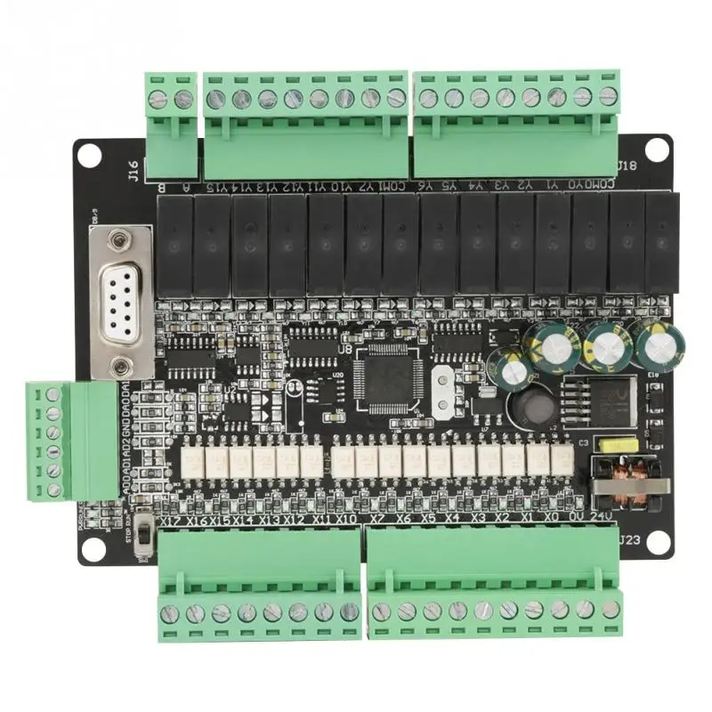FX1N -30MR PLC Industrial Control Board 16 Input 14 Output with RS485 Communication Port Tools