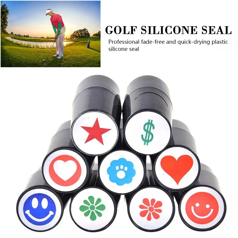 

Silicone Leisure Playing Durable Golf Ball Stamper Romantic Outdoor Action Correction Device Stamp Stamper Sporting