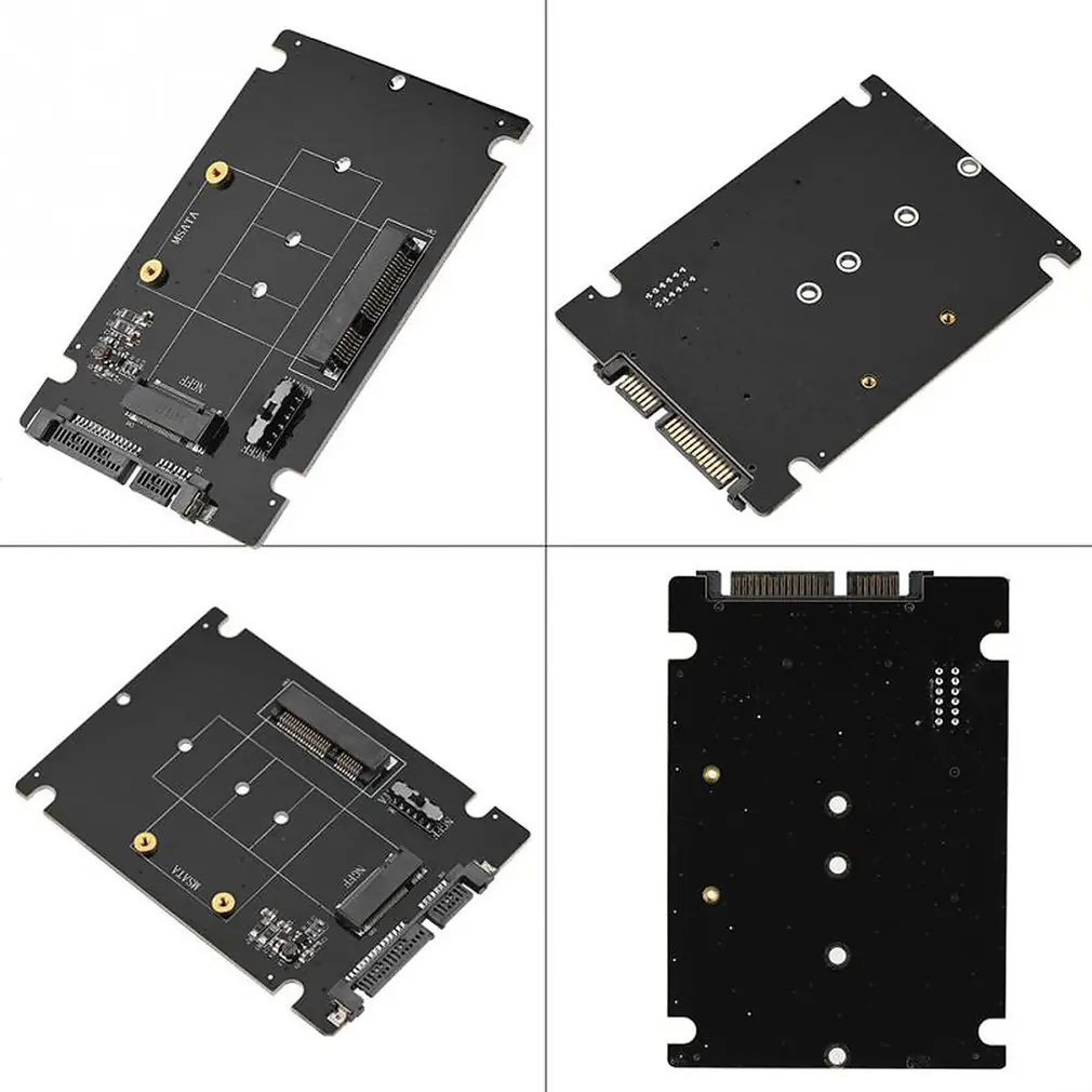 M.2 NGFF в SATA III SSD твердотельный накопитель переходная карта Поддержка 2230/2242/2260/2280 M.2 SSD коробка SSD адаптера