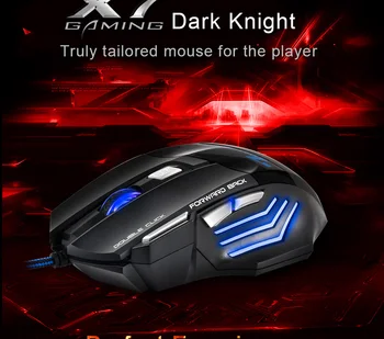 

X7 Wired Gaming Mouse 7 Button LED 5500 DPI USB Computer Mouse Gamer Mice X7 Silent Mause With Backlight For Laptop PC