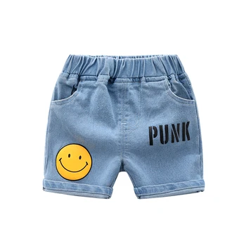 

2020 Summer boys shorts denim Jeans Cartoon Shorts Children Pants For Baby Boys Loose Sport Children Shorts Children clothing