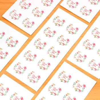 

10Pcs Kawaii Label Sticker Cute Thank You Stickers Lessing Adhesive Sticker For Kid DIY Decor Scrapbooking Diary Albums Supplies