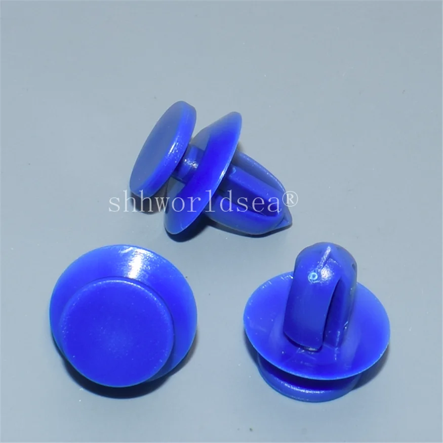 Shhworldsea 100Pcs Blue Car Interior Door Card Trim Clips 8.5Mm Clip Di Fissaggio Per Fit Vauxhall Astra J Insignia Meriva 13252118