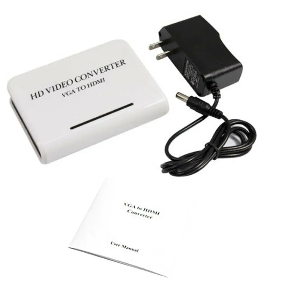 Vga-hdmi адаптер/конвертер 1080P Full HD HDTV Видео Аудио для ПК ноутбука