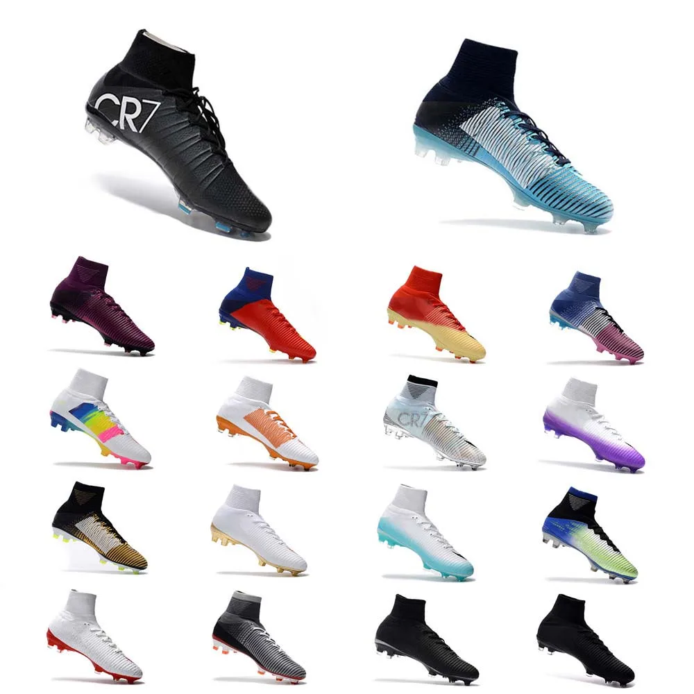 New Top Quality 2020 CR7 Football Boots Superfly V AG/FG Soccer Shoes Mens Outdoor Cleats |