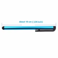10 sztuk uniwersalny pojemnościowy ekran dotykowy rysik dla IPad Air Mini dla Samsung xiaomi iPhone Tablet PC miękka głowa telefon ołówek 6