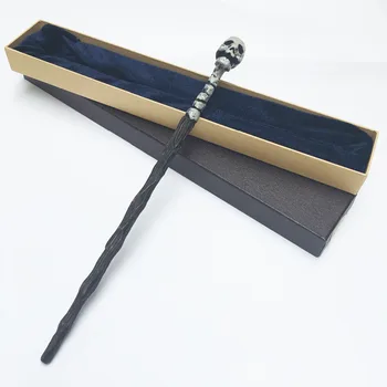 

Colsplay Harry Metal Core Newest Quality Deluxe COS DEATH EATERS Skull Magic Wands/Stick with Gift Box Packing