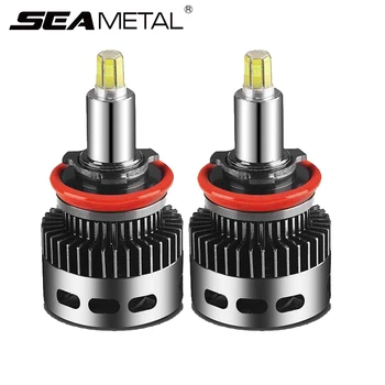 

2pcs 12V Car LED Light Bulb H7 Headlight Bulbs H1 H7 H11 9005 9006 6000K 70W 90W 16000LM Car Lamp Bulb Fog Light CSp Chip Lamps