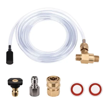 

Pressure Washer Chemical Injector Kit Adjustable Soap Dispenser 3/8 Inch High Quality