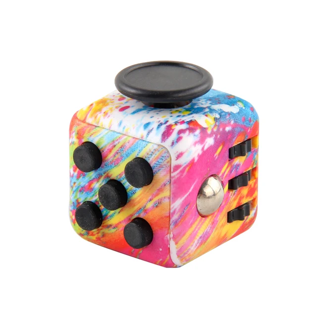 Antistress cube Relief Dice Anxiety Kids Attention Focus Toys Funny Decompression Cube Plastic Gaming Toys For Adult Child Gift 3