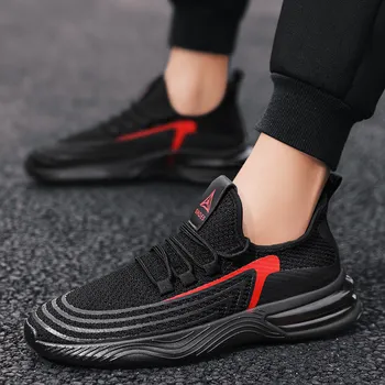 

2020 Summer Running Sneakers Men Breathable Lightweight Mesh Shoes Flats Male Outdoor Walking Jogging Sport Shoes Cheap Footwear