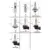 Muxall 2pcs Mini Size H4 H7 H1 H11 H8 H9 HB4 LED Turbo Автомобильные Фары Лампы Автомобильные Противотуманные Фары Лампа 80W 4300K 6000K 12000lm 12V 24V