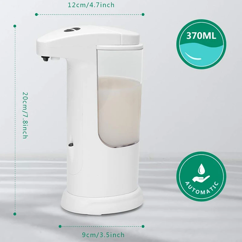 Автоматический дозатор мыла, Бесконтактный дозатор мыла, 370 мл инфракрасный датчик движения Дозатор Мыла Бесконтактный для кухни и батро