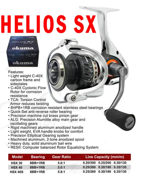 Buy Okuma Helios SX Spinning Reel Very Light Online at desertcartOMAN