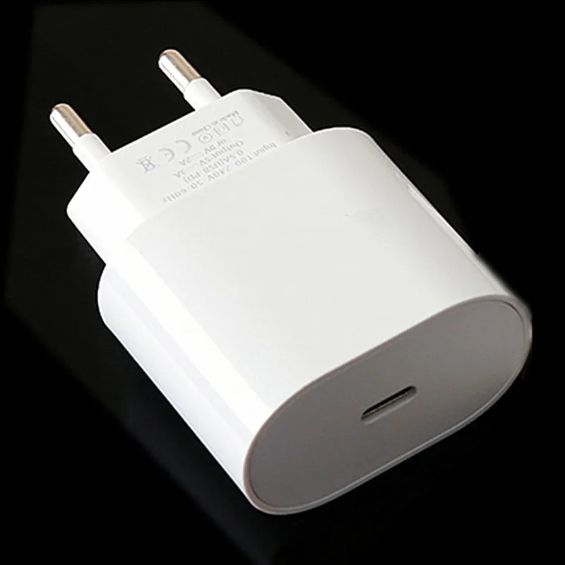 usb c fast charge 20W PD USB-C Power Adapter Charger EU Plug 18W Fast Charger for iPhone 11 12 mini pro max 13 8 plus X XS SE 2020 IPOD IPAD airpods usb c