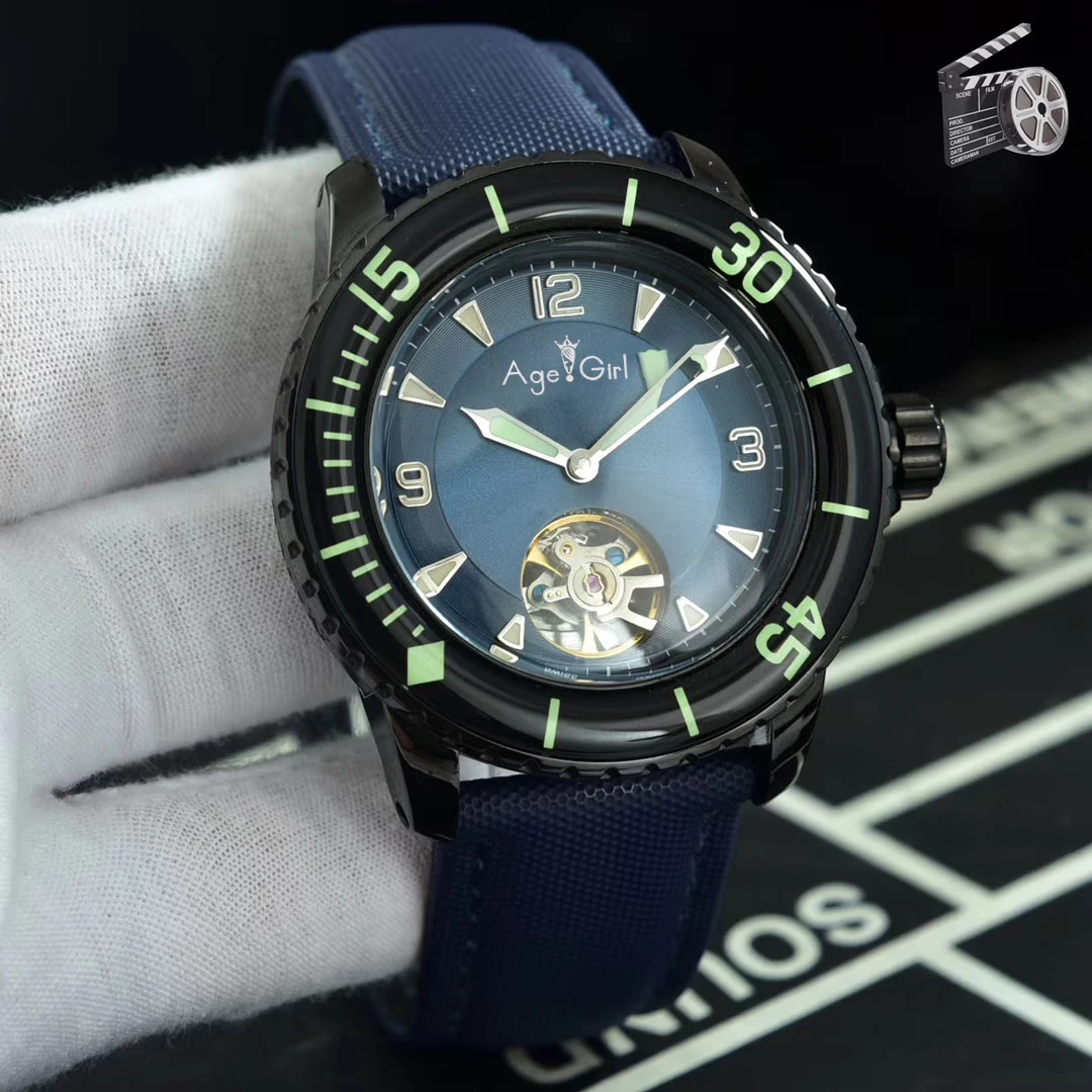 Famous Brand New Men Stainless Steel Sapphire Watch Japanese Automatic Mechanical Ceramic Bezel Gre