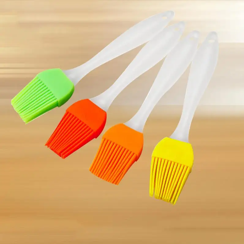 

Pastry Oil BBQ Basting Brush Barbecue Brush Tool Silicone Baking Bakeware Bread Cook Kitchen Accessories Brushes Random color