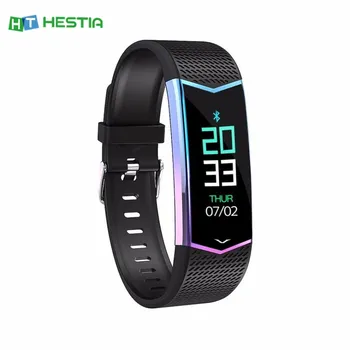 

LV08 Gradient Color Smart Bracelet 0.96IN TFT Screen Touch Waterproof Smart Band Heart Rate Alarm Anti-lost Reminder Smart Watch