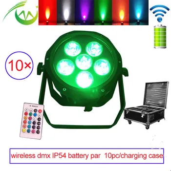

Wireless dmx uplight DJ Par Can Battery Power LED DJ Uplights IP54 Waterproof LED DJ Par Outdoor Weddings Party Club