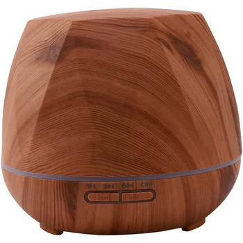 

Wood Grain Ultrasonic Essential Oil Diffuser Light Auto Cut-Off Aroma Aromatherapy Fine Fog Humidifier Anti Slip Base House EU P