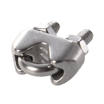 

10 set parts stainless steel cable 4 mm, silver