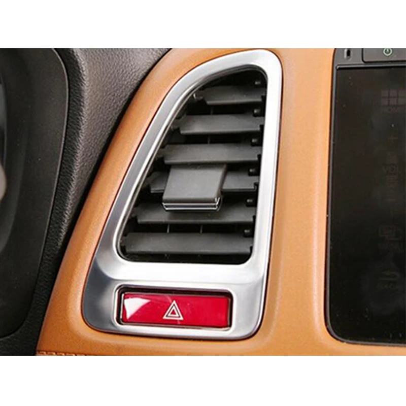 5 шт. АБС хром для Honda HRV крышка автомобильного кондиционера VEZEL вентиляционной