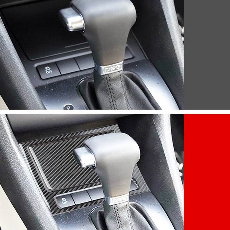 NEW-Carbon Fiber Texture Front Center Ashtray Storage Panel Cover Fit for Golf 6 MK6 | Автомобили и мотоциклы